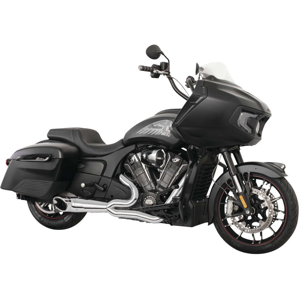 Freedom Performance Turnout 2-into-1 Exhaust Slash Tip Chrome - IN00268