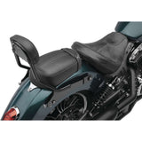 Cobra Detachable Backrest Short w/Pillion Pad Black - 502-2211B