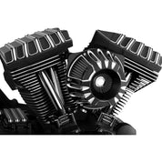 Arlen Ness Deep Cut Black Pushrod Covers for Harley 99-16 Twin Cam Set of 4 New