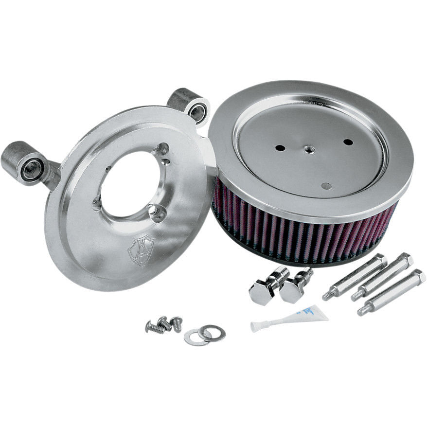 Harley FLHTI 03-06Big Sucker Stage 2 Air Cleaner w/o Cvr Std Plain by Arlen Ness