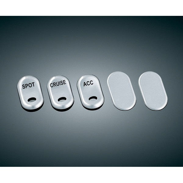 KURYAKYN STAINLESS ROCKER SWITCH COVERS 2004-2005 HARLEY DAVIDSON FLHTCSE 7324