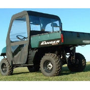 Falcon Ridge Black Canvas Soft Doors, Top and Rear Window With Zipper (No Windshield) For Polaris Ranger 2004-2010
