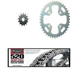 520H Heavy-Duty Chain, Front & Rear Steel Sprocket Kit for HONDA ATC350X 1985