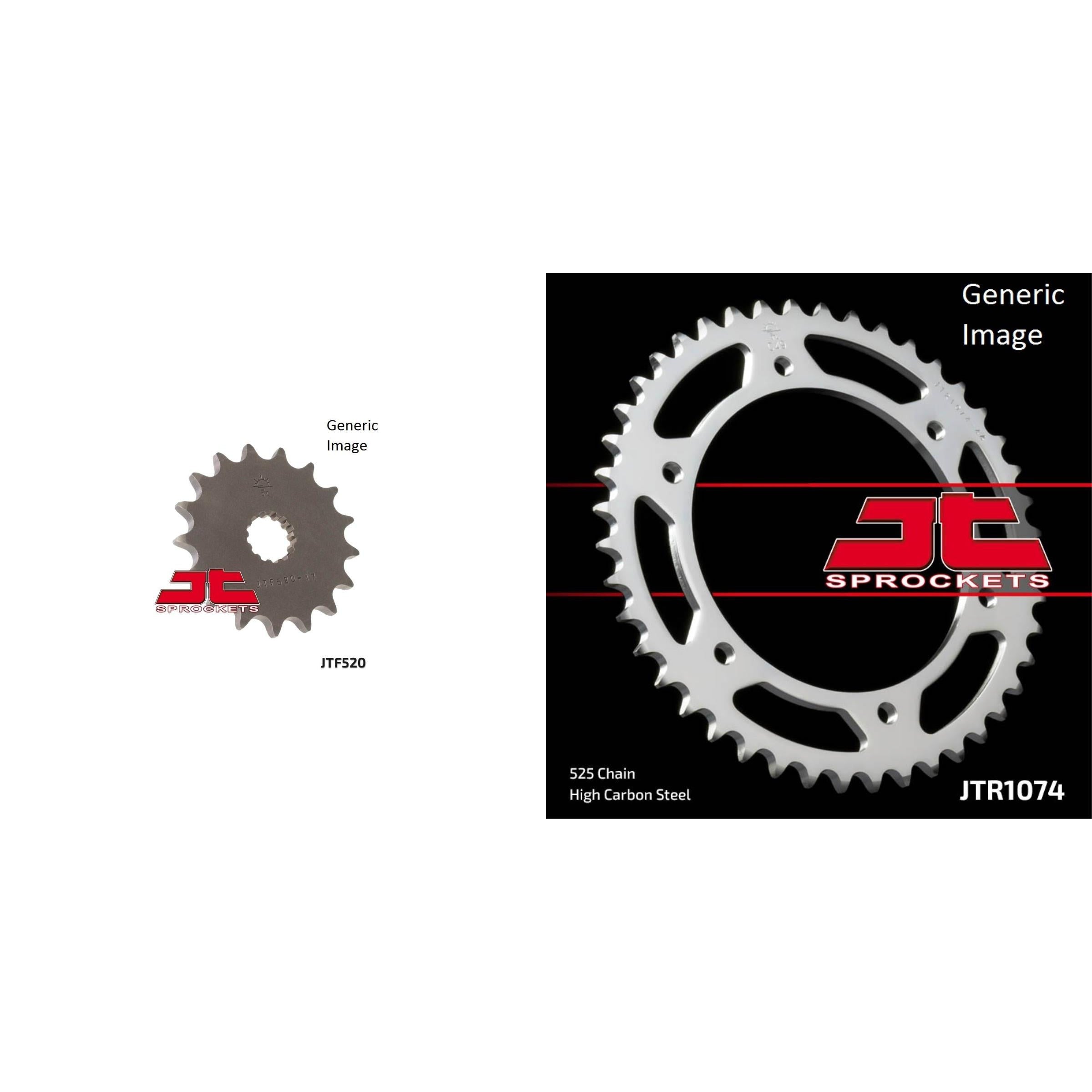 Front & Rear Sprocket Kit for Street HYOSUNG GT650 Comet 2004-2009