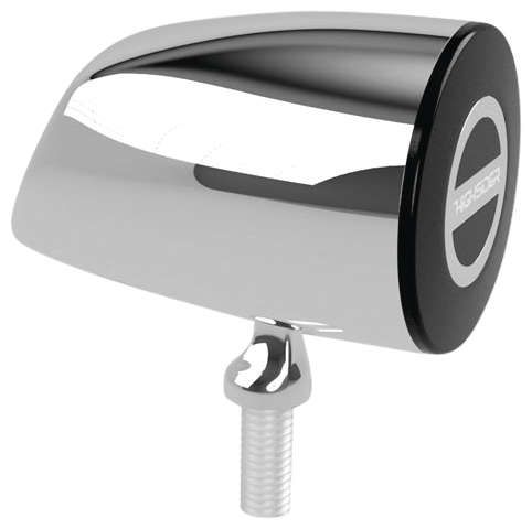 Highsider Rocket Classic LED Tail Light Chrome - 255-343