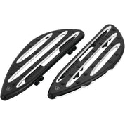 Arlen Ness Deep Cut Black Driver Floorboards 410-003