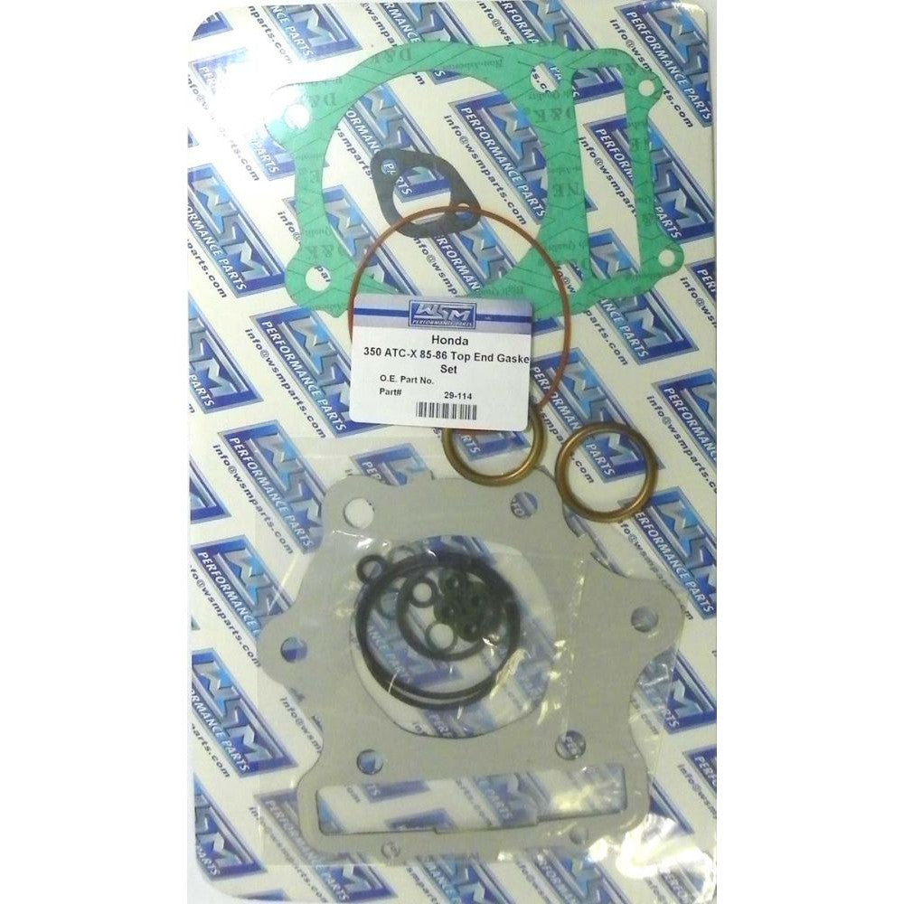 WSM Top End Gasket Kit For Honda 350 ATC-X / TRX 85-89 29-114