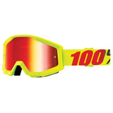 100% Gen1 Strata Goggles Mercury with Red Lens - 50410-235-02