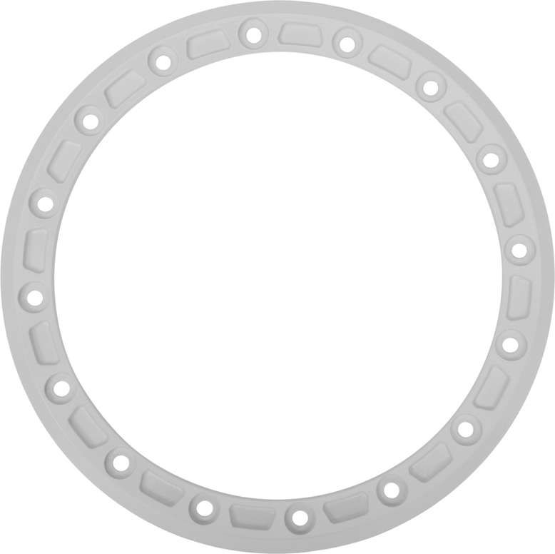 System 3 White 14" SB-5 Beadlock Rings 14S3RING-350