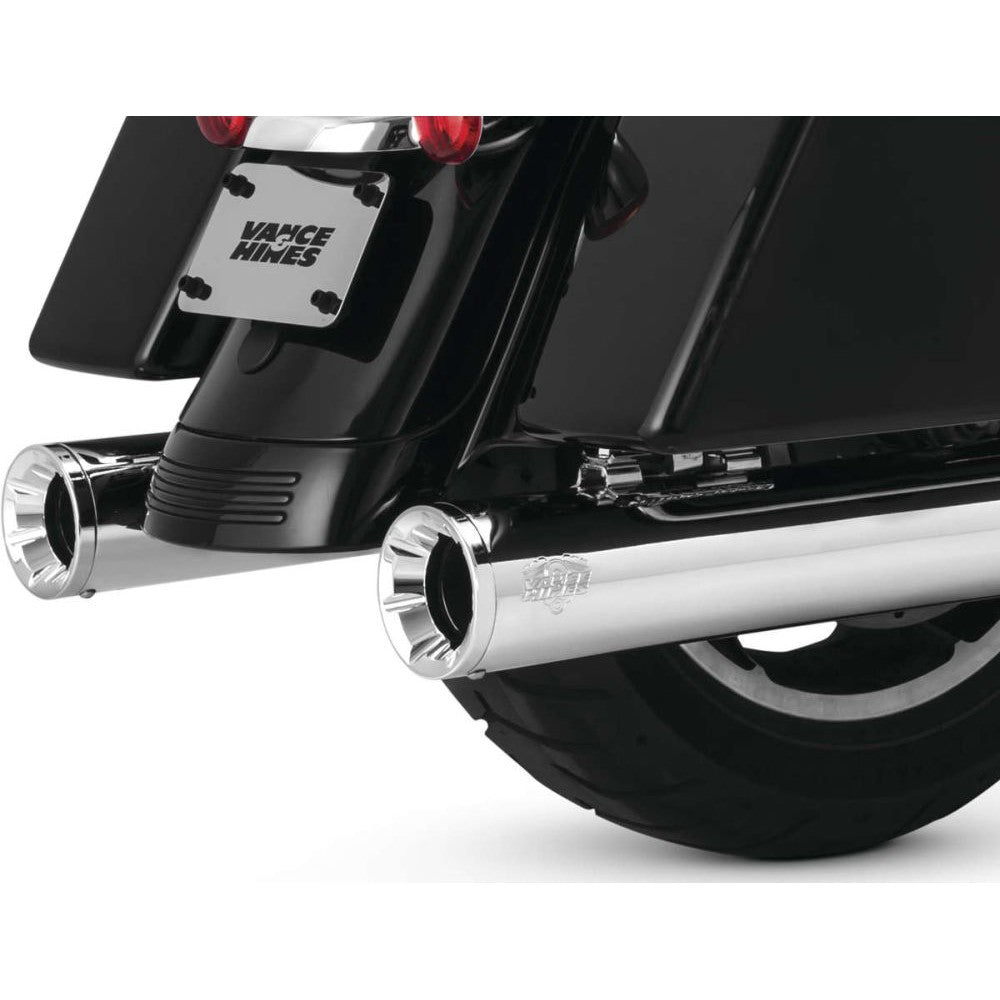 Vance And Hines Eliminator 400 Slip On Exhaust 4in Chrome With Fuelpak FP3