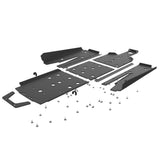 Kit de placa protectora Seizmik UHMW con pateadores de árboles/deslizadores de rocas integrados 76-10167