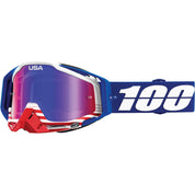 100% Gen1 Racecraft Goggles Anthem with Blue Mirror Lens - 50110-337-02