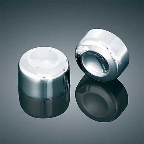 KURYAKYN CHROME SWINGARM PIVOT COVERS FOR ALL 2000-2007 HARLEY SOFTAILS SET 7849