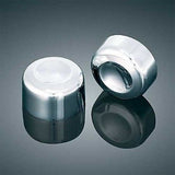 KURYAKYN CHROME SWINGARM PIVOT COVERS FOR ALL 2000-2007 HARLEY SOFTAILS SET 7849