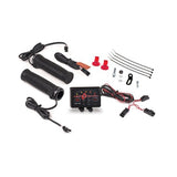 Kit de controlador de cuatro zonas SYMTEC 215048 con puños calefactables tipo abrazadera para ATV