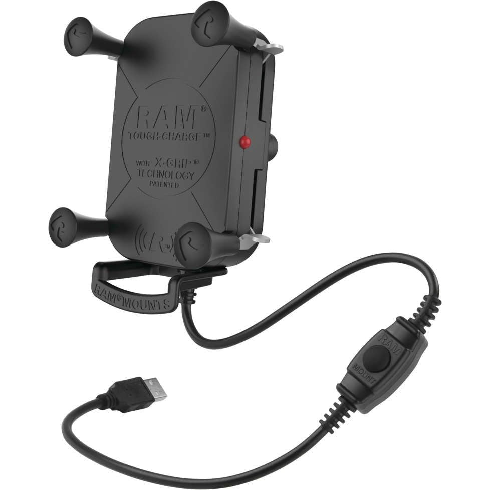 Ram Mounts Tough-Charge X-Grip Waterproof Wireless Charger With Holder - RAM-HOL-UN12WB