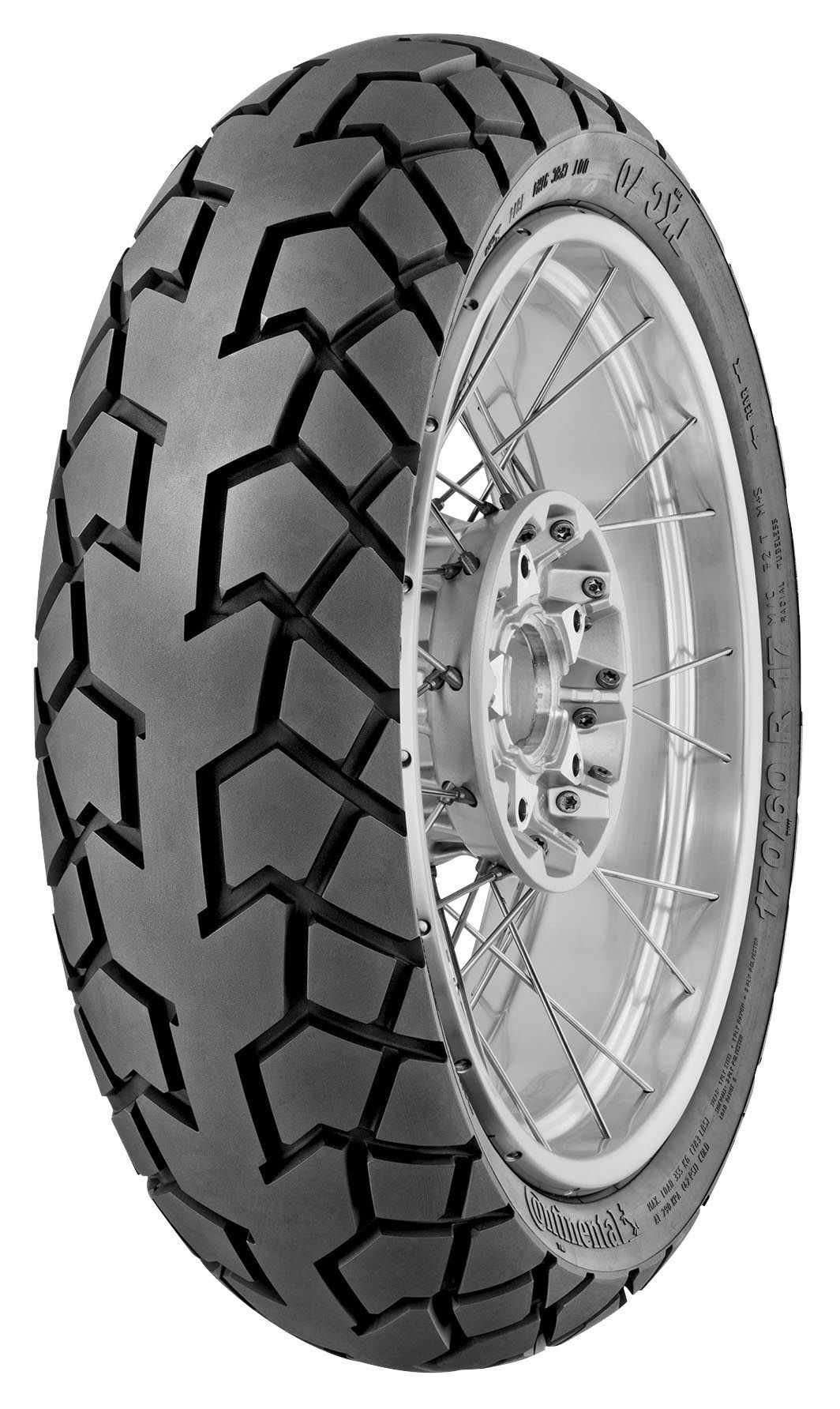 CONTINENTAL TKC70 Dual Sport Front & Rear Tire Set, 120/90R17 64T & 4.00R18 64T