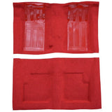 ACC Replacement Carpet Kit For 1969 Ford Torino GT 2DR Convertible 4spd with 2 Red Inserts - CHOOSE COLOR