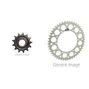 Front Steel & Rear Aluminum Sprocket Kit for Street KAWASAKI Ninja 650 2005-2016