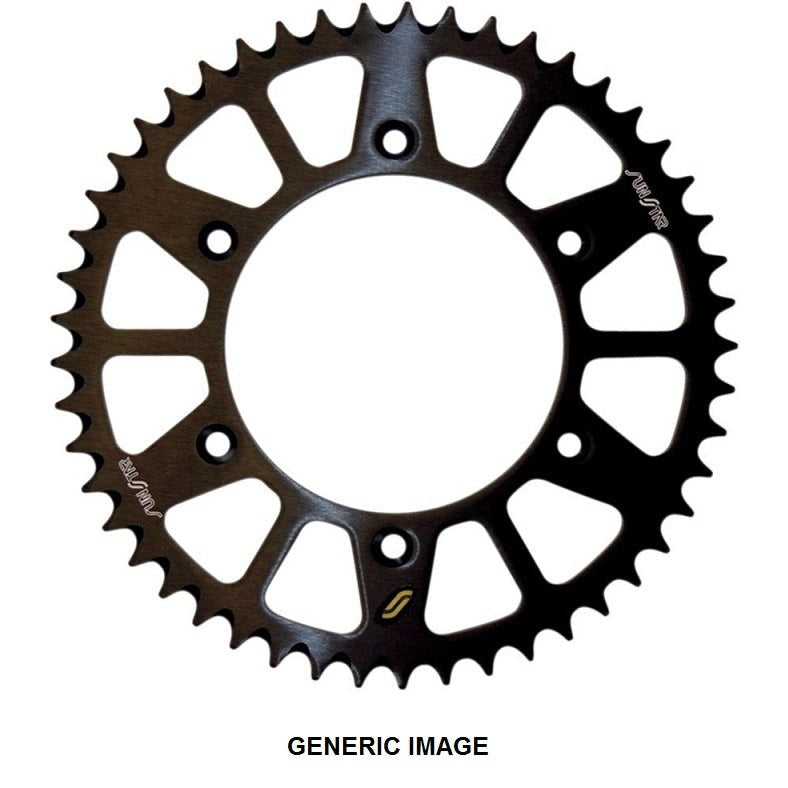Front Steel & Blck Rear Alum Sprocket Kit for OFFROAD HUSQVARNA TE250 2011-2013