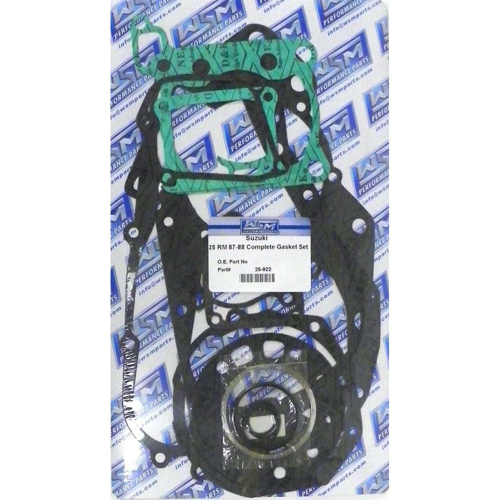 WSM Complete Gasket Kit For Suzuki 125 RM 87-88 25-922