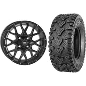 Set of 2 Mounted Wheel and Tire Kit Wheel: 14x7 5+2 4/110 Tire: 28x10-14 6 Ply