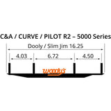 6" DOOLY CARBIDE RUNNER WOODY'S 5000 SERIES