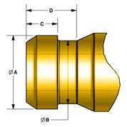 Kibblewhite Valve +1mm O/S Exhaust - 60-60314