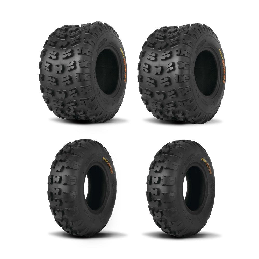 Kenda Set of Two K580/K581 Kutter XC Tires (6 Ply) [21x7-10] And Two (6 Ply) [20x11-9] Tires