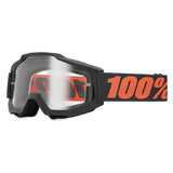 100% Gen1 Accuri Goggles Gunmetal with Clear Lens - 50200-025-02