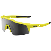 100% Speedcraft SL Sunglasses Soft Tact Banana with Smoke Lens - 61002-004-61