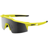 100% Speedcraft SL Sunglasses Soft Tact Banana with Smoke Lens - 61002-004-61