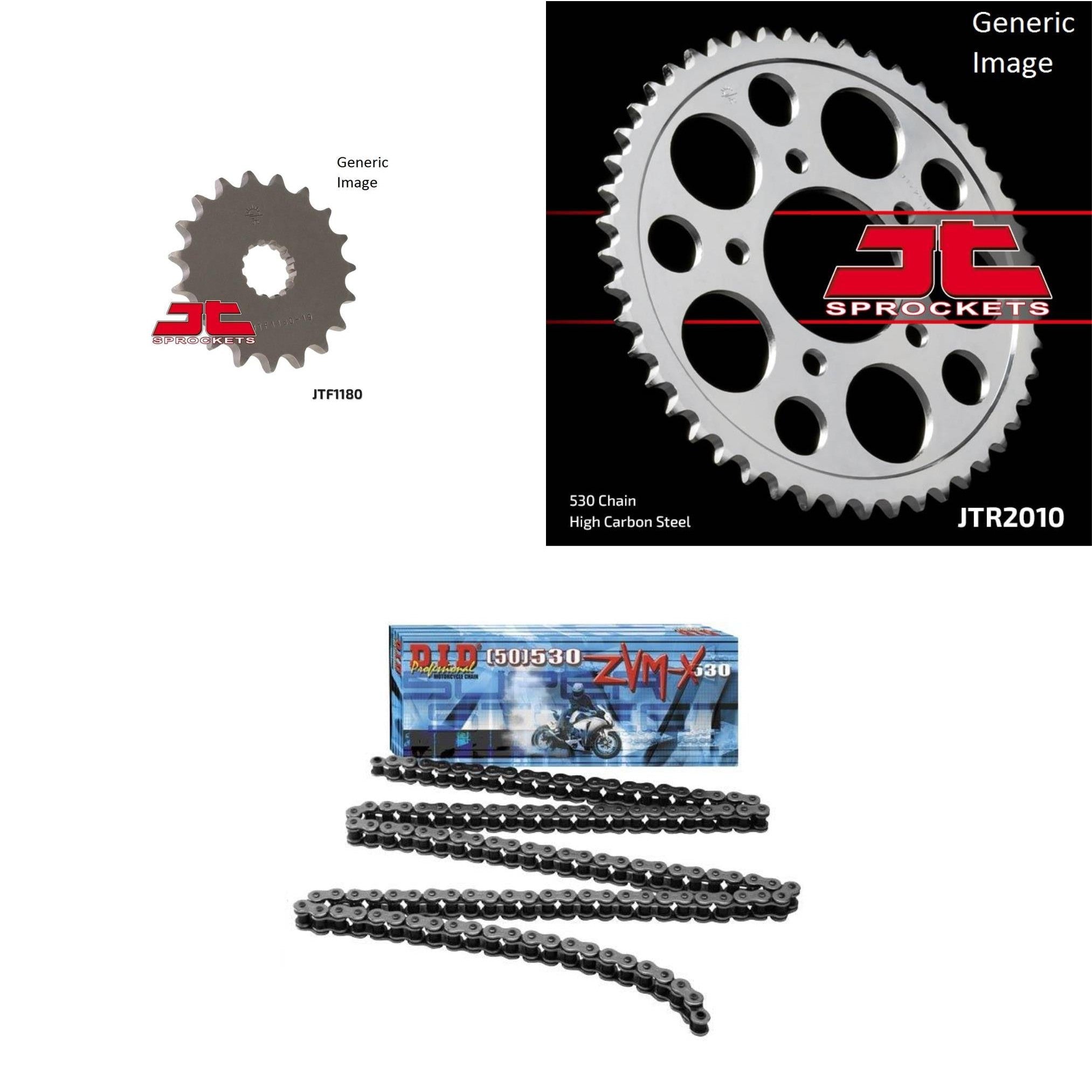 530ZVM-X Natural, Front & Rear Sprocket Kit for TRIUMPH 750 Thunderbird 1995