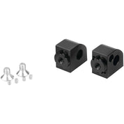 Puig Adjustable Footpeg Adaptors Passenger Black - 20251N