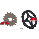 Front & Rear Sprocket Kit for YAMAHA DT50 U,W,A-DT-L/C-USA 88-90 JT Sprockets