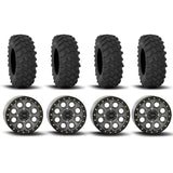 Ruedas System 3 SB-7 Beadlock Titanium de 15" y neumáticos XTR370 [33x10-15]