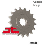 Piñón delantero de acero de 16 dientes para YAMAHA YZF-R6 de calle (2006-2016)