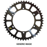 Works Triplestar Rear Alum Sprocket Black 50T OFFROAD KAWASAKI KX250D 1985