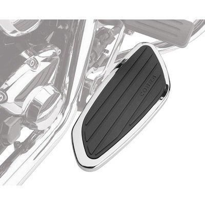 Cobra Swept Front Floorboard Kit Chrome - 06-4118
