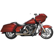 Two Brothers Racing 2-Into-1 Slash Cut Shorty - Stainless for 95-16 FLH FLT
