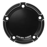 Harley FLS Softail Slim 2012-2014Beveled 5-Hole Points Cover Black by Arlen Ness
