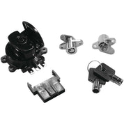 Bikers Choice Ignition Switch and Saddlebag Lock Kit For - 78404B Black