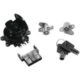Bikers Choice Ignition Switch and Saddlebag Lock Kit For - 78404B Black