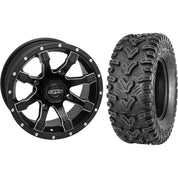 Set of 2 Mounted Wheel and Tire Kit Wheel: 14x7 5+2 4/137 Tire: 28x10-14 6 Ply