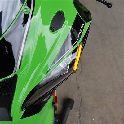 New Rage Cycles LED Replacement Turn Signals Front Clear - ZX10-FS-16
