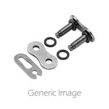 Cadena de rodillos de precisión de alta resistencia BIKEMASTER 428H con eslabón de clip dorado