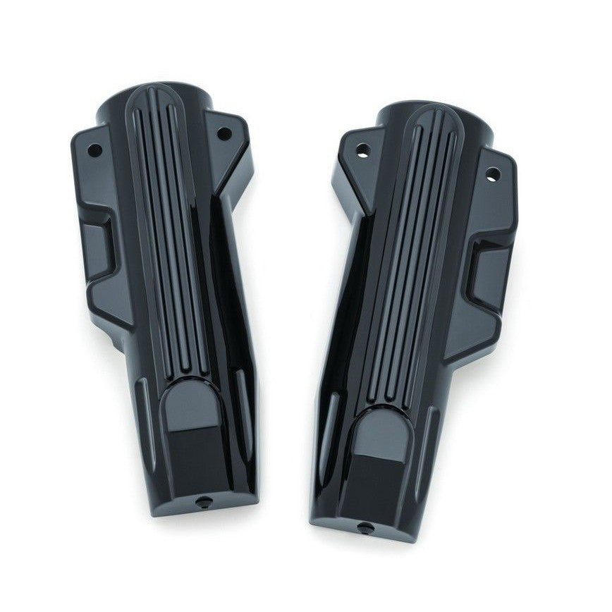 Kuryakyn Lower Leg Deflector Shields Gloss Black 7147