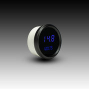 Intellitronix Voltmeter in Black Bezel - Blue