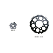 520 Front & Rear Steel Sprocket Kit for Street KAWASAKI Ninja 650R 2006-2016