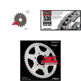 530 BMOR Chain Natural, Front & Rear Sprocket Kit for SUZUKI GS650E 1981-1982